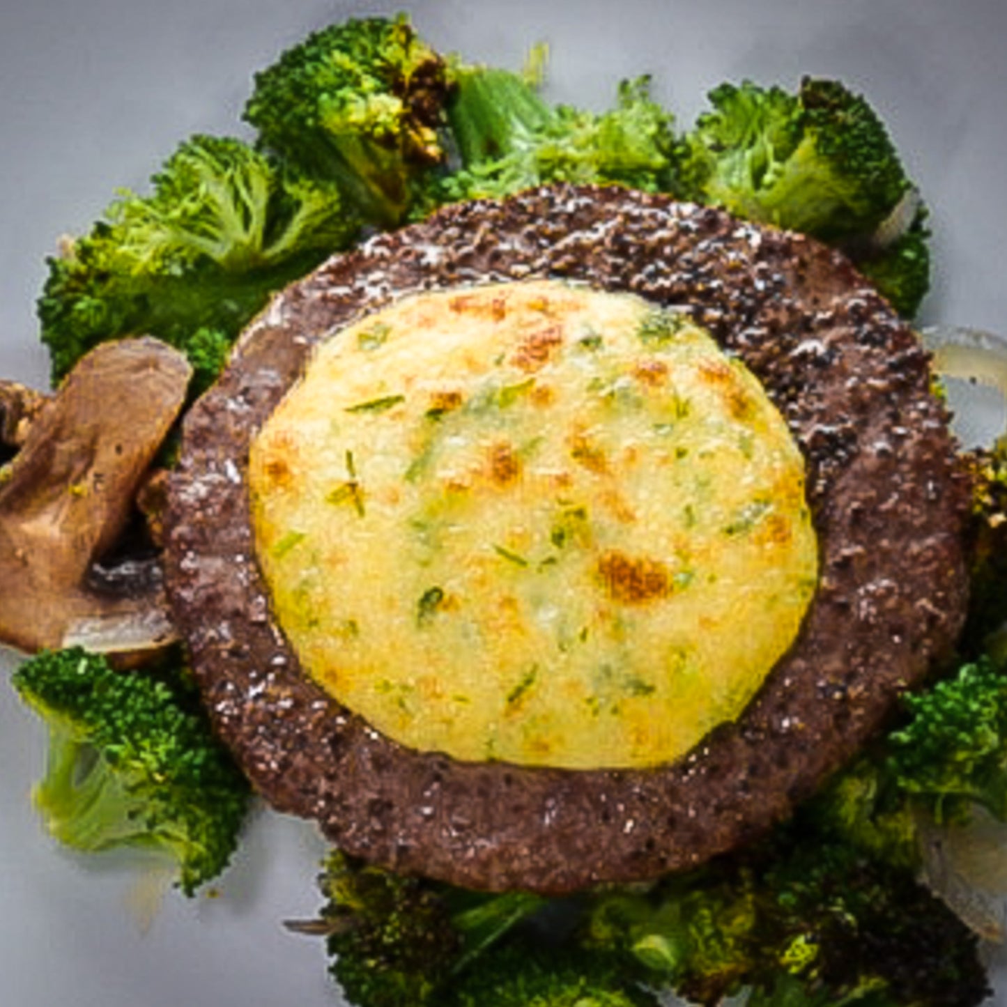 Parmesan Crusted Chop Steak