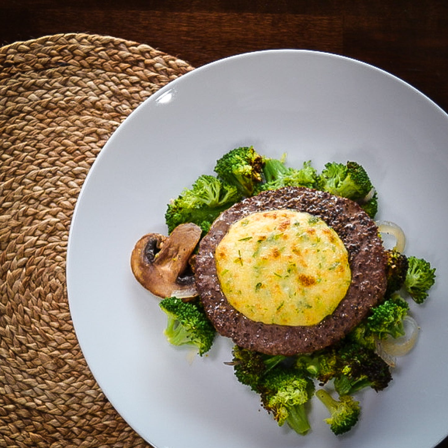 Parmesan Crusted Chop Steak