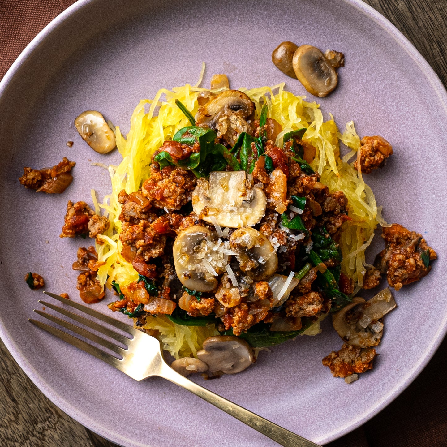 Turkey Ragu over Spaghetti Squash