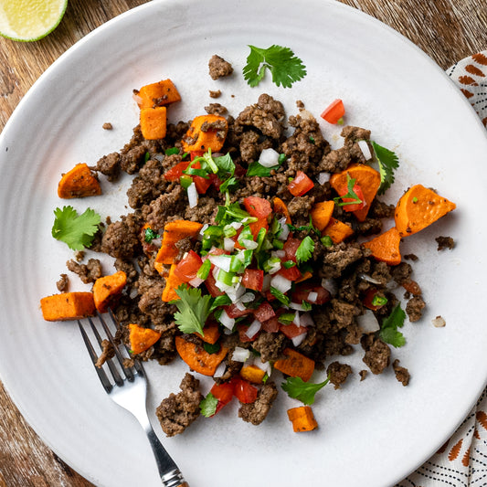 Tex-Mex Ground Turkey Sweet Potato Picadillo