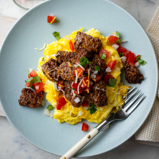 Beef Tenderloin Steak and Egg Scramble