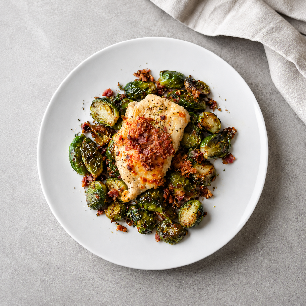Ranch-Seasoned Chicken with Mozzarella & Bacon