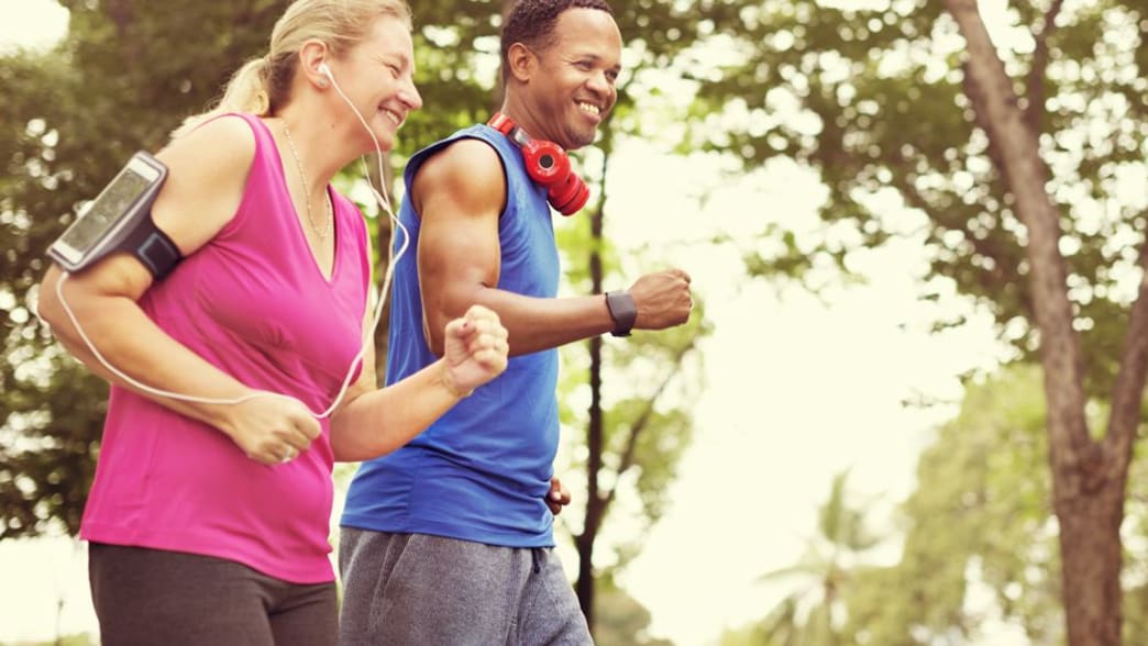 Woman and man exercising. Zedric’s metabolism and weightloss San Antonio