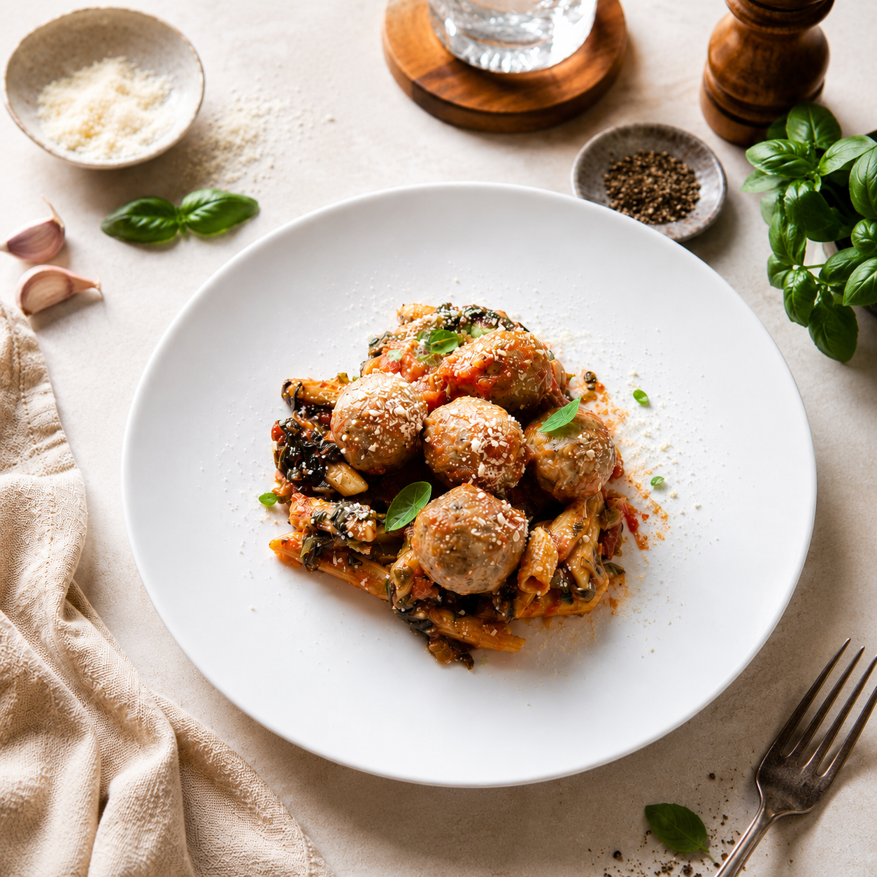 Tuscan Meatball Penne