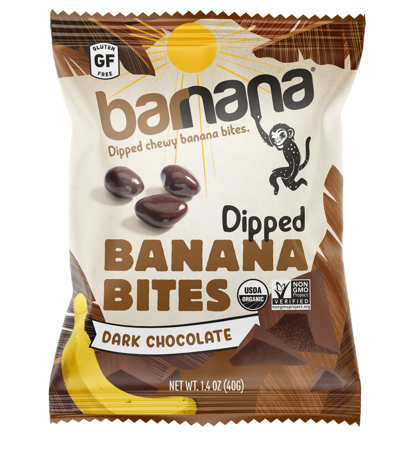 Barnana Dark Chocolate Chewy Banana Bites