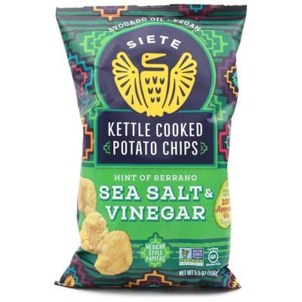 Siete Kettle Cooked Chips Sea Salt & Vinegar